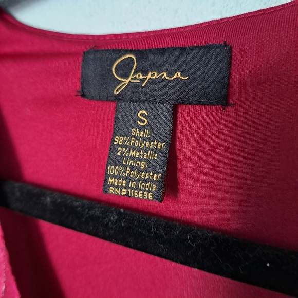 Japna Burgundy Blouse - Picture 6 of 8